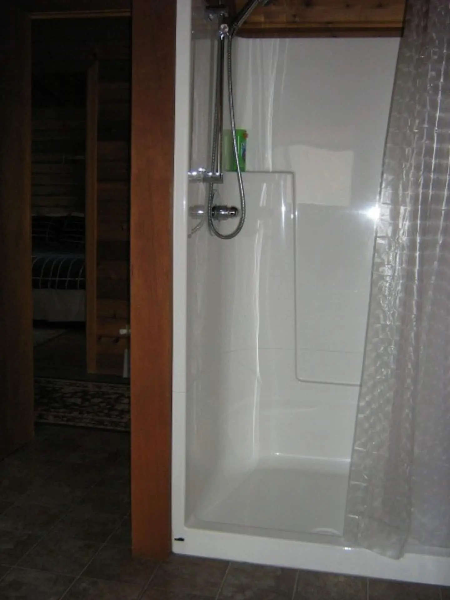 Downstairs shower