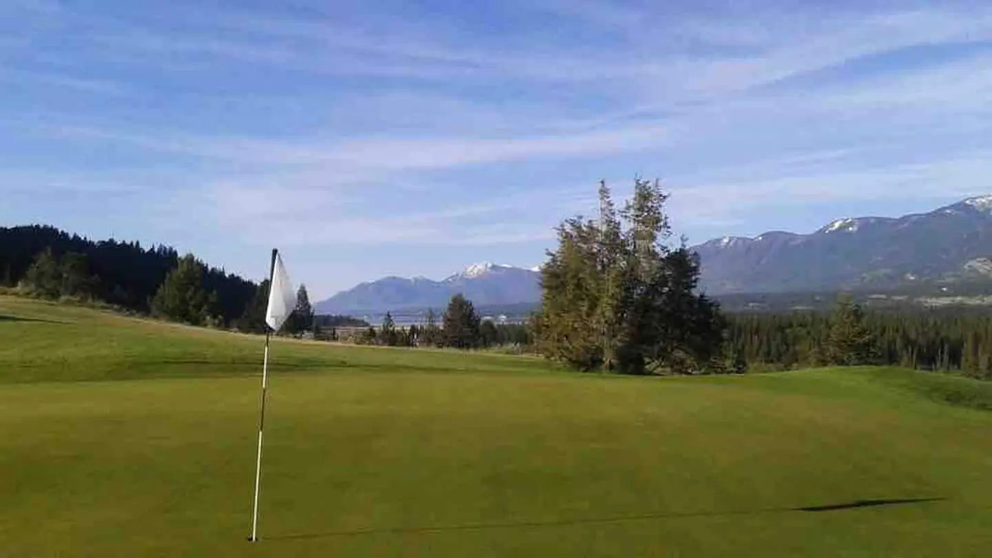 Golf course in summer