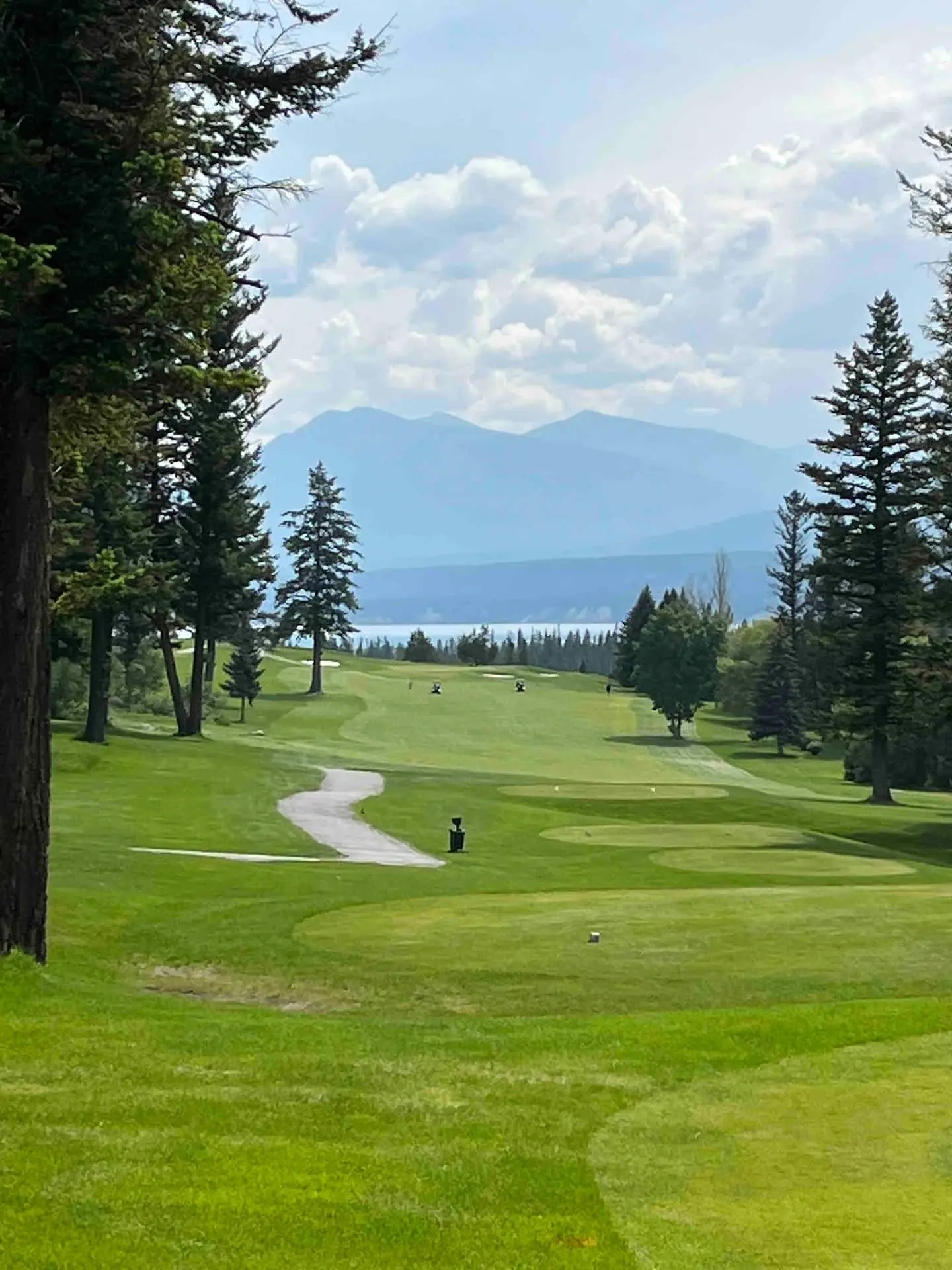Mountainside golf course